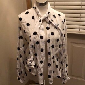 Polka dot long sleeves